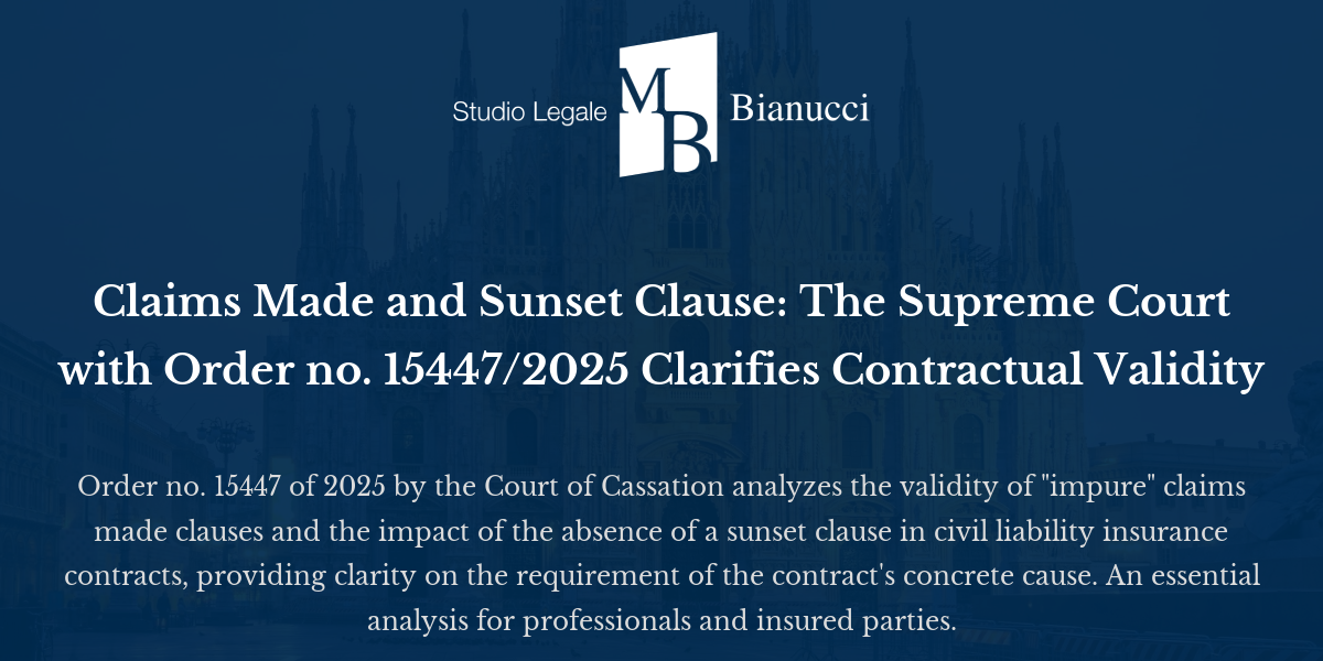 Sunset Clause Example Claims Made and Sunset Clause: The Supreme Court with Order no. 15447/ ...